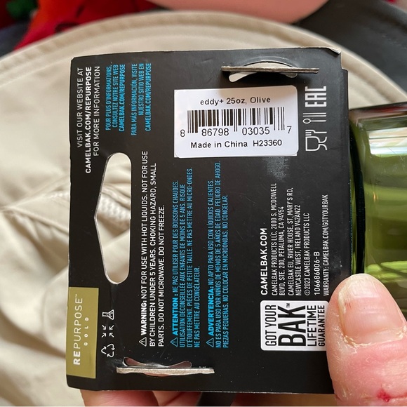 Camelbak Eddy green Wounded Warrior Project water bottle New - Picture 7 of 7
